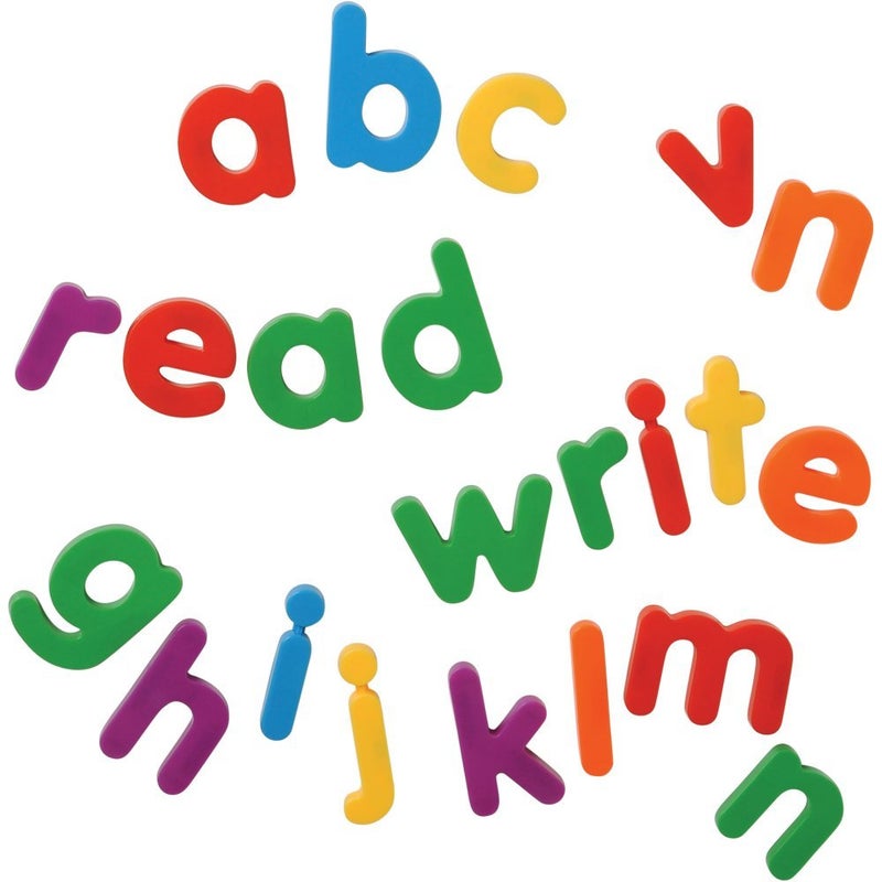 Constructive Playthings 40 pc. Set of 2 1/2" Giant Magnetic Lowercase Letters Including Extra Vowels and Selected Consonants for Ages 3 Years and Up - Image 2